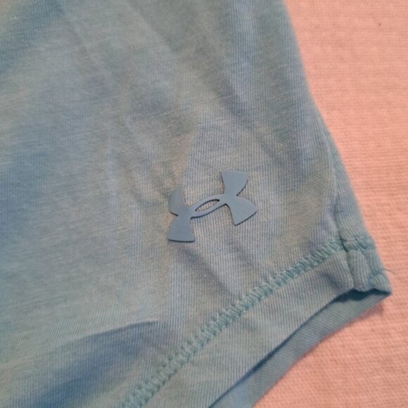 Under Armour women's Small light blue cut out back long sleeve shirt NWOT - Picture 2 of 6